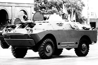 BRDM-2 na přehlídce 1. března 1983
