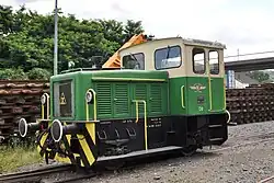 Brohltalbahn Lok D8 at Brohl-Lützing (R 8 B als D 8 bei der Brohltalbahn)