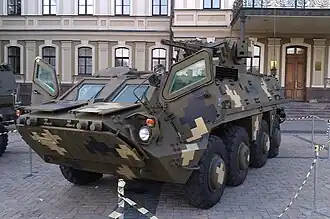 BTR-4E v Kyjevě