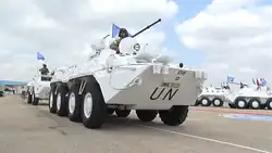Síly UNIFIL na přehlídce v Libanonu (22. října 2016)