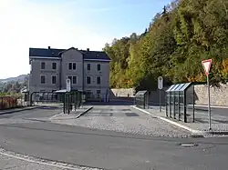 Výpravní budova a autobusové nádraží (2009)