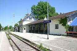 Nádraží v obci Schondorf am Ammersee