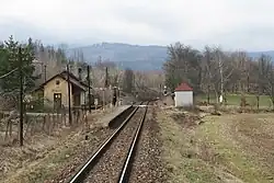 Železniční zastávka Petrovice nad Úhlavou