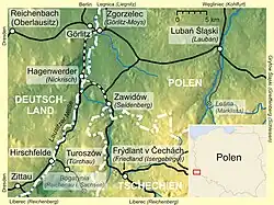 Schéma vedení trati