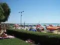 Pláž v Balatonfüredu
