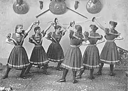 Balkezes vívógyakorlatok nők számára, 1894