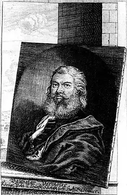 Balthasar Permoser podle mědirytiny Moritze Bodenehra (1665–1749)