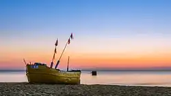 Pláž v Rewalu, zvláštní oblast ochrany přírody „Trzebiatowsko-Kolobřežský pobřežní pás“