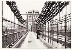 Menai suspension bridge in Bangor, North Wales