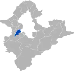 Pan-čchiao na mapě