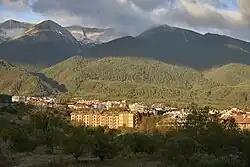 Pohled na město od Vichrenu