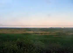 Obrázek, na němž je viděna travnatá oblast, step.