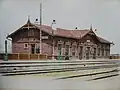 Železniční stanice Baranavičy Paleskija (1880)