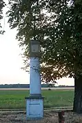 Barokní sloupová boží muka, Polerady, okr. Praha-východ, Středočeský kraj 01.jpg