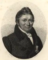 Litografický portrér Ernsta Bartelse, autor: Franz Krüger