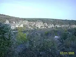 Řeka u vesnice Basarbovo