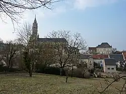 Severní strana baziliky