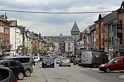 ulice ve městě Bastogne