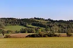 Havlův kopec, nejvyšší bod pahorkatiny