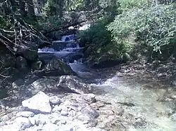 Potok 4 km nad Vyšnými Hágy