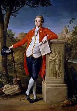 Francis Basset, 1. baron z Dunstanville a Bassetu na Grand Tour v Římě, 1778, Muzeum Prado