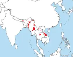 Areál rozšíření