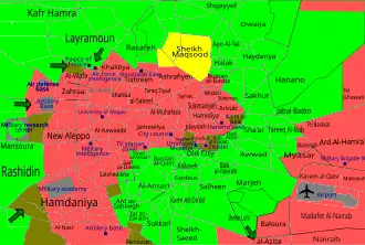 Situace v Aleppu v červenci 2015