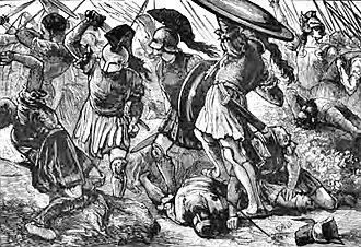 Bitva u Chairóneie z roku 1882, Cassell's Illustrated Universal History