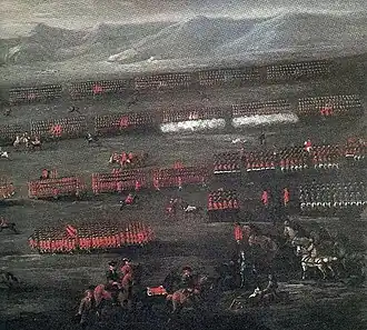 Bitva na planině Sheriffmuir od Johna Woottona