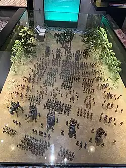 Model formací siamské armády v bitvě u Thung Lat Ya, Bankogské národní muzeum
