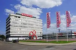 Centrála společnosti v Mannheimu v Německu