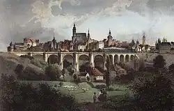 Budyšín kolem roku 1850