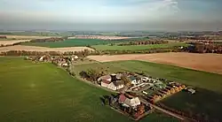 Letecký pohled na Löschau