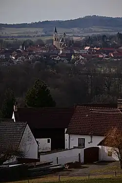 Výhled z Bavorovských Svobodných Hor na Bavorov.