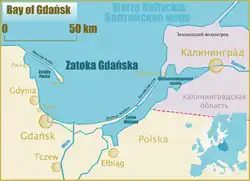 mapa zálivu