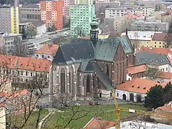 Bazilika ze svahu Špilberku