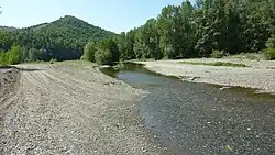 Řeka na horním toku