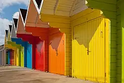Plážové chatky ve Scarborough