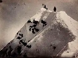 Vrchol hory Jungfrau, 1878