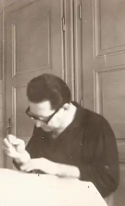 Bedřich Havlíček při práci