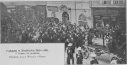 Pohřeb Bedřich Schnella (foto Jan Mulač)