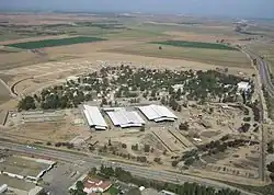 Letecký pohled na Bejt Kama