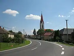 Pohled na kostel (2014)