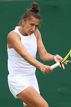 Emina Bektasová ve Wimbledonu 2023