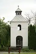 Bell tower in Rudlice, Znojmo District.jpg