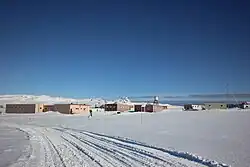 Stanice v zimě (srpen 2015)