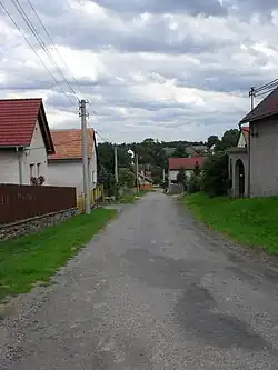 Pohled na Bukovou Lhotu