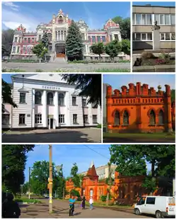 Secesní budova okresního úřadu v Krasnohradu