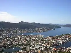 Bergen z Fløyenu