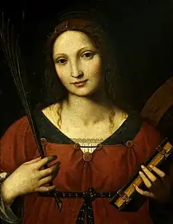 Bernardino Luini: Sv. Kateřina, 16. století